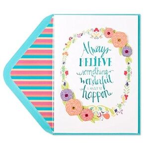 🆕Papyrus 3 Dimensional Floral Greeting Card